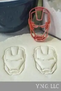 Iron Man Mask Cookie Cutter 3 inches
