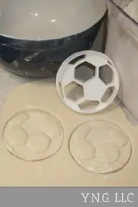 Soccer Ball Cookie Cutter 3.25 inches