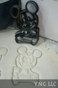 Baby Mickey Cookie Cutter 3.75 inches