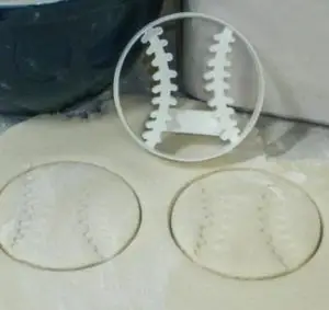 Baseball Cookie Cutter 3 inches