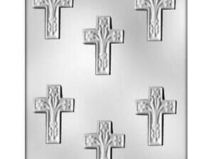 Fancy Cross Chocolate Mold 6 Cavity
