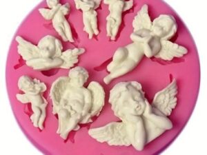 Silicone Mold Asstd. Angels 8 Cavity