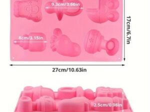 Baby Items Large Silicone Mold 6 Cavity