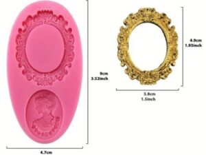 Silicone Mold Cameo/Frame 2 Cavity