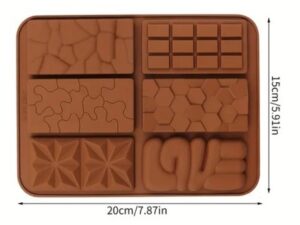 Silicone Mold Chocolate Bars-6 cavity