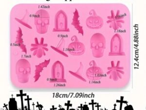 Silicone Mold Halloween 18 Cavity