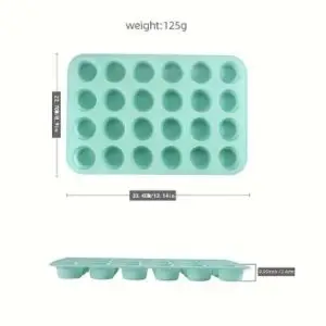 Mini Muffin Silicone Mold 24 Cavity