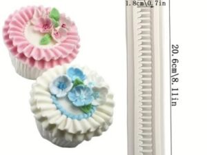Small Ruffle Pattern Silicone Mold