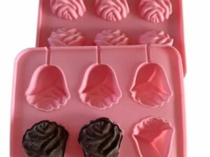 Cake Pop Mold Set Roses - 6 Cavity - 2 Pieces