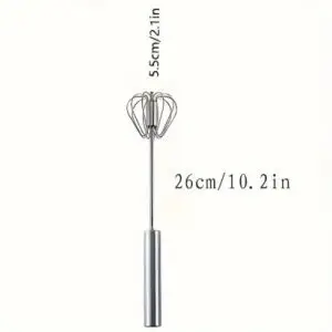 10 in. Stainless Steel Auto Spin Whisk