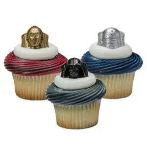 Star Wars Cupcake Rings 12 Count