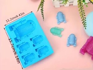 Star Wars R2D2 Silicone Mold 5 Cavity