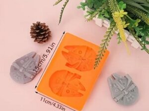 Star Wars Spaceship Silicone Mold -2 Cavity