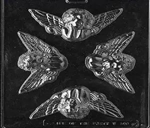 Large Cherubs Chocolate Candy Mold 4 Cavity