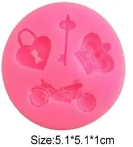 Mini Crowns Silicone Mold 4 Cavity