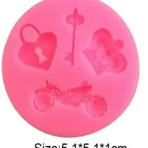 Mini Crowns Silicone Mold 4 cavity