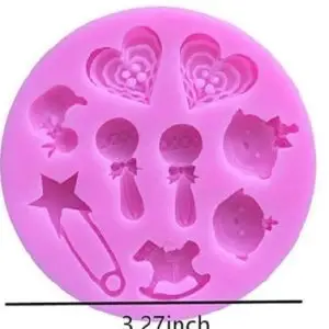 Baby Shower Silicone Mold 9 Cavity