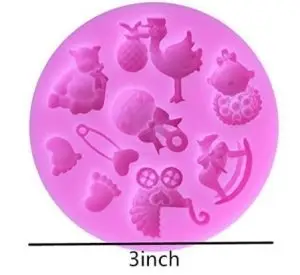 Assorted Baby Shower Silicone Mold