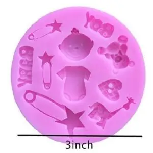 Baby Shower Silicone Mold 10 Cavity