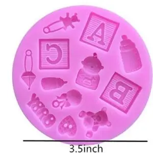 Baby Shower Silicone Mold 12 Cavity