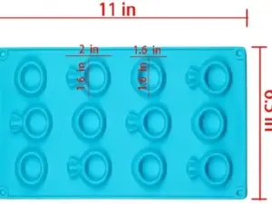 Diamond Ring Silicone Mold 12 Cavity