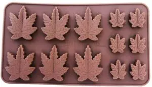 Marijuana Cannabis Leaf Silicone Mold 12 Cavity