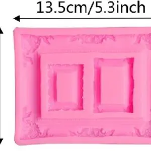 Photo Frame Silicone Mold 2 Cavity