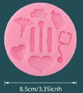 Nurse Themed Silicone Molds 9 Cavity