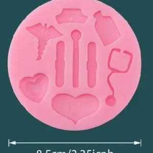 Nurse Themed Silicone Molds 9 Cavity