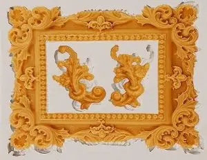 Silicone Mold Photo Frame 3 Cavity