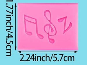 Music Note Silicone Mold