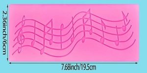 Music Note Silicone Mold