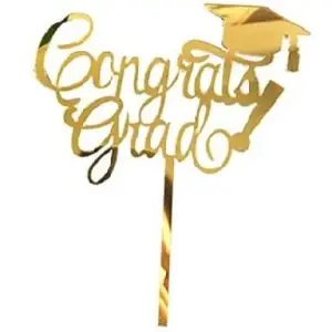 Congrats Grad Cake Topper