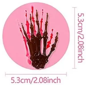 Small Skeleton Hand Silicone Mold