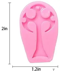 Fancy Cross Silicone Mold 2 Inches