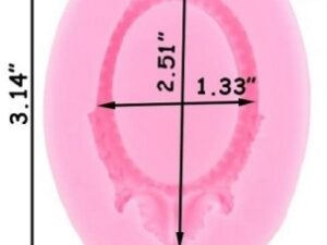 Oval Photo Frame Silicone Mold