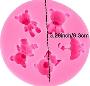 Baby Bears Silicone Mold 5 Cavity