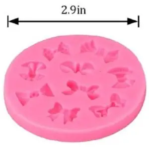 Bow Ribbon Silicone Mold 9 Cavity