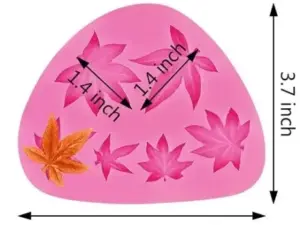 Leaves Silicone Mold 6 Cavity