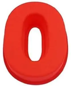 Number 0 Silicone Mold Baking Pan