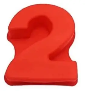 Number 2 Silicone Mold Baking Pan