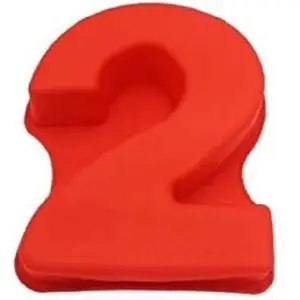 Number 2 Silicone Mold Baking Pan