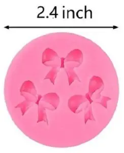 Bow Silicone Mold 3 Cavity