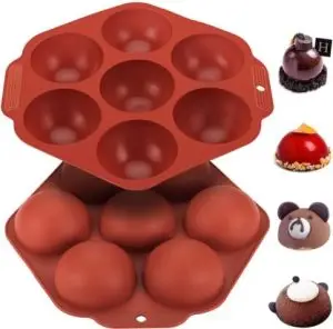 2.75 in. Sphere Silicone Mold 7 Cavity