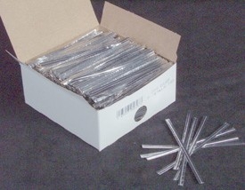 Twisties Metallic Silver 50 Pieces