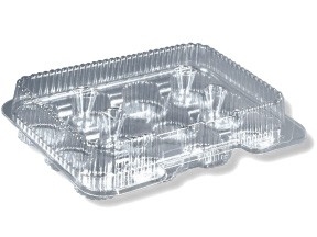 Cupcake Hinged Tray 12 Cavity