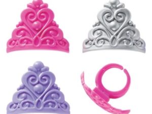 Crowns Cupcake Rings 12 Pieces