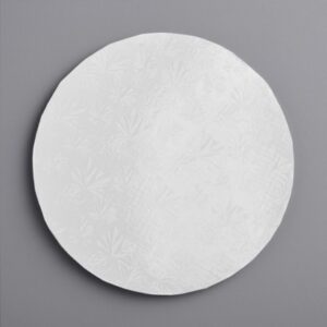 8 inch Round White Cake Board