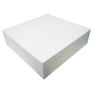 14 inch Styrofoam Square Cake Dummy