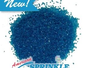 Dark Blue Sanding Sugar 2 oz. Container